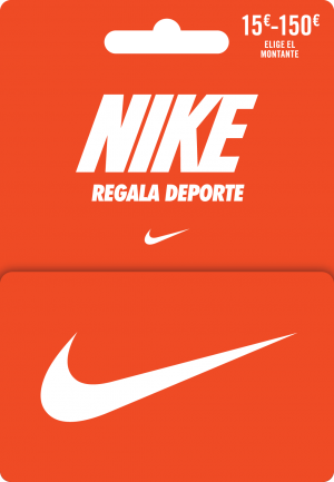 Nike 15 a 150 Gift card area. el regalo inteligente